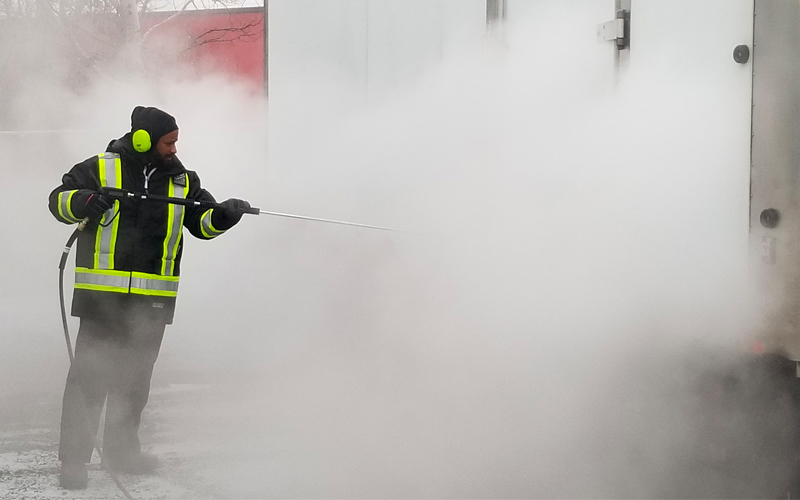 Winter Pressure Washing